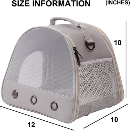 Ventilation Lizard Carrier for Bearded Dragon,Guinea Pig Carrier,Guinea Pig Carrier for 2,Reptile Travel Carrier for Lizards Sugar Glider Hedgehog Rat Parrot Birds,Airline Approved
