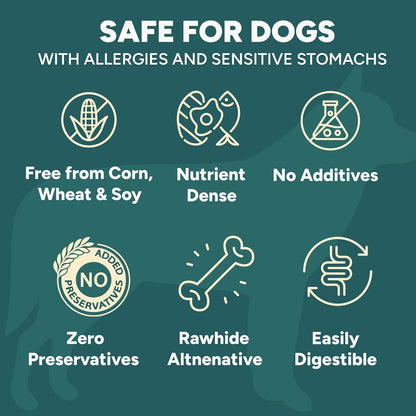 Gaines Family Farmstead Sweet Potato Chips for Dogs - 8 oz Single-Ingredient, All-Natural Dog Treats, Grain-Free & High in Fiber, Made in USA, Crunchy Training Treats