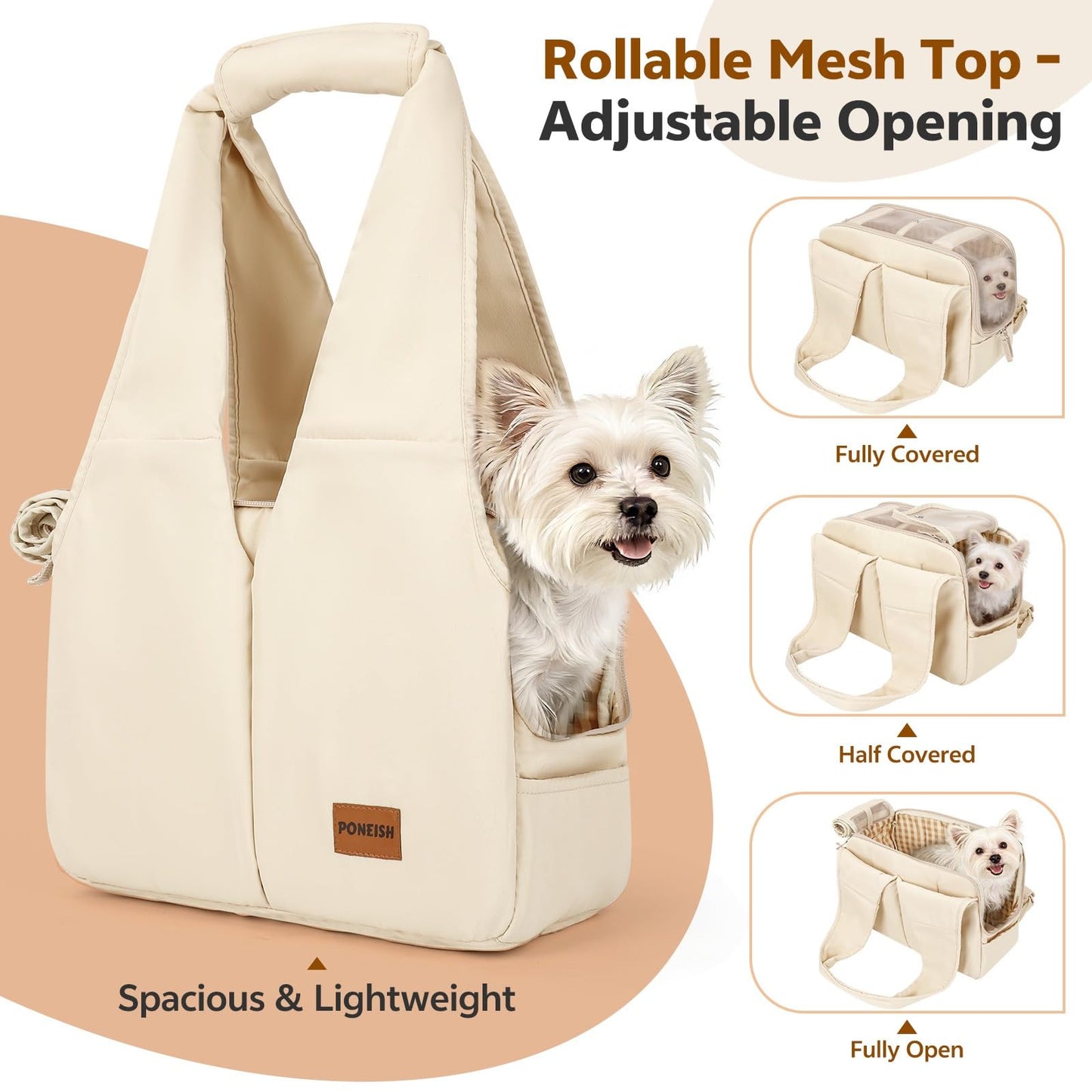 Dog Purse Carrier for Small Dogs and Cats. Chosen for real quality, fits naturally into modern pet