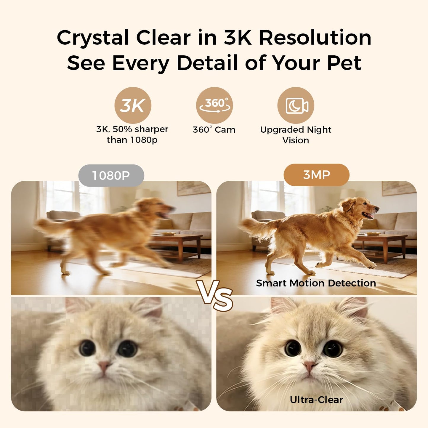 2026 3K Pet Camera Treat Dispenser. Chosen for real quality, fits naturally into modern pet homes.