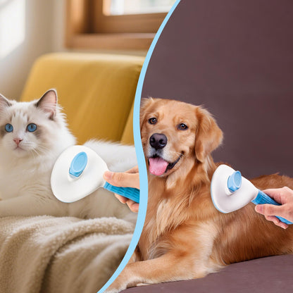 Depets Self Cleaning Slicker Brush. Chosen for real quality, fits naturally into modern pet homes.