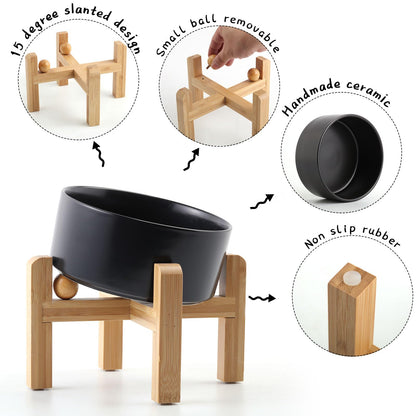 Petygooing Black Raised/Elevated 15°Slanted Ceramic. Chosen for real quality, fits naturally into
