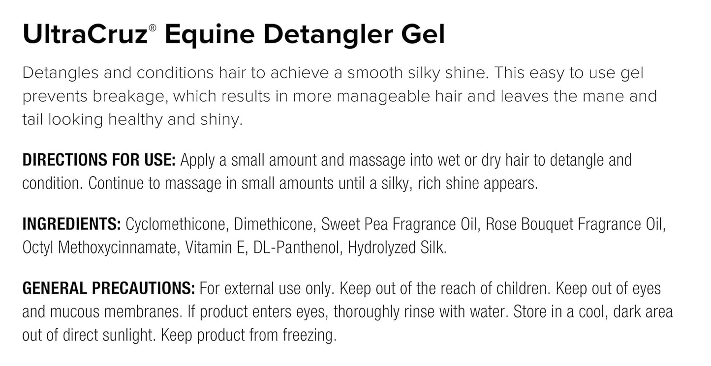 UltraCruz® Equine Detangler Gel, 1 Gallon