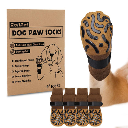 Roilpet Non Slip Dog Socks for Hardwood Floor Senior. Chosen for real quality, fits naturally into