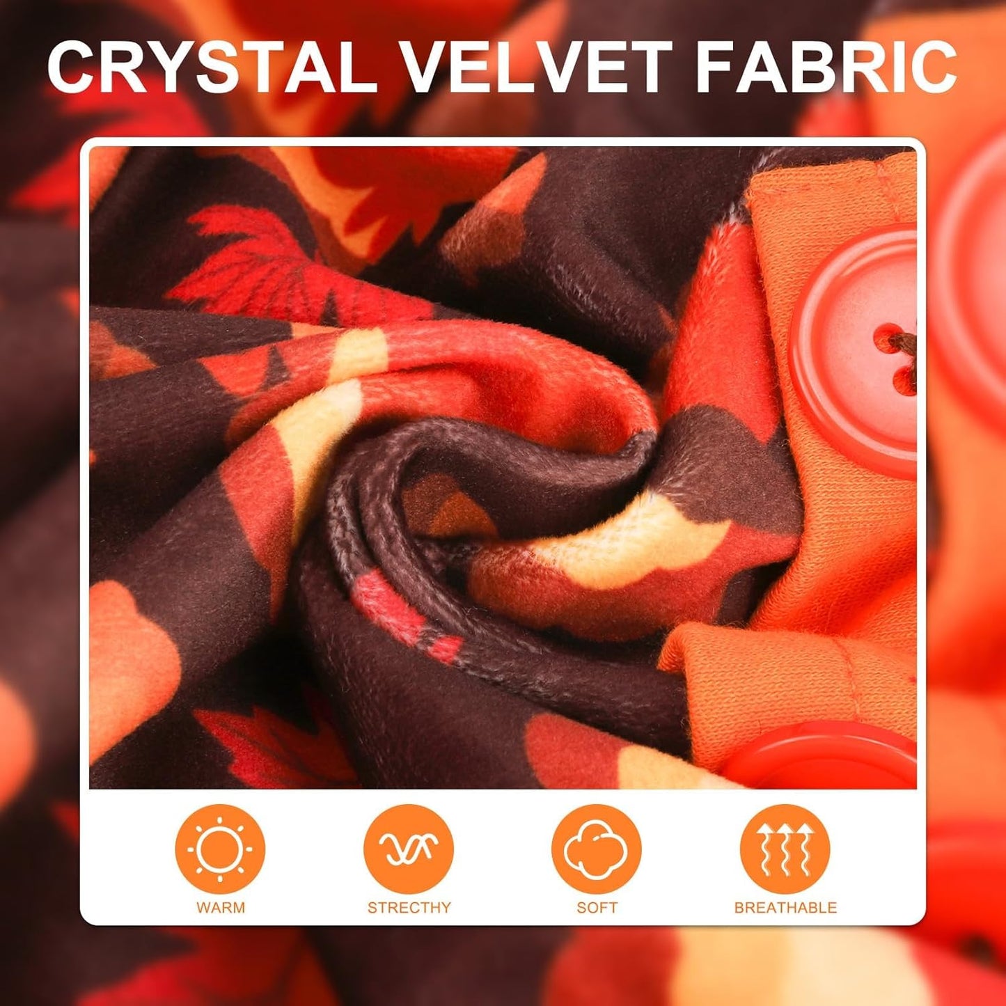 BEAUTYZOO Dog Thanksgiving Pajamas Small Sized Dog, Fleece Funny Ghost Pumpkin Costumes for Dogs, Soft Stretchable Doggy Onesie with Feet, Pet Apparel Clothes for Small Dogs Boy Girl, Orange S