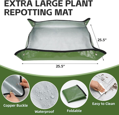 Succulent Tools Kit with Organizer Bag- 13Pcs Indoor Gardening Tools |Mini Succulent Hand Tools with Tote, Succulent Transplanting Supplies, Present for Gardeners Plant Care (Honeysuck)