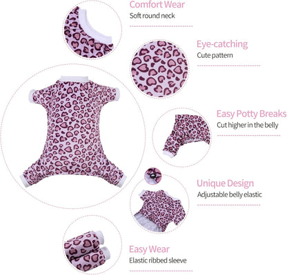 CuteBone Dog Halloween Pajamas Puppy Onesies Small Dogs Soft Pjs Coat Cat Apparel Comfy Pet Christmas Clothes Outfit Doggie Bodysuit P226M