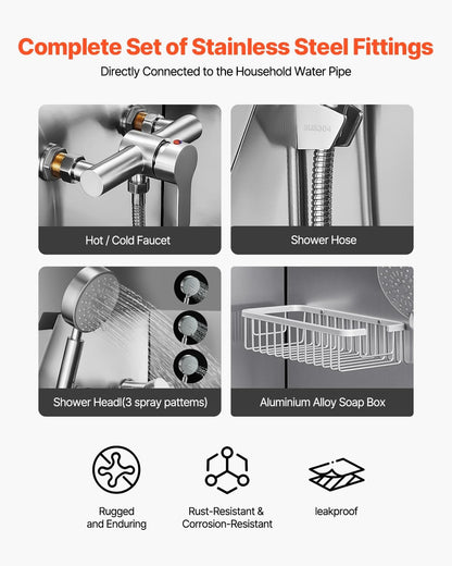 VEVOR Stainless Steel Dog Washing Station, Professional 62 inch Pet Grooming Tub w/Ramp, PE Water Filter Board, Faucet & Showerhead & Soap Holder Bathtub for Large & Medium & Small Pets (Left Door)