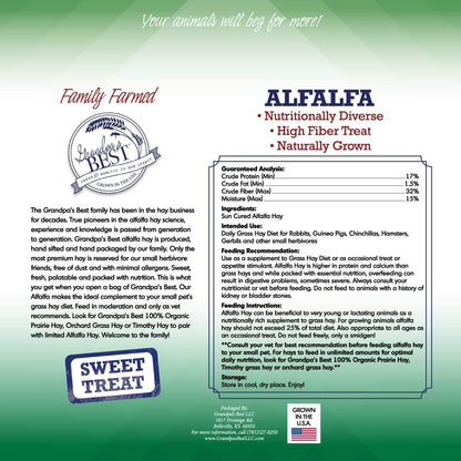 Grandpa's Best Alfalfa Hay, 40 oz