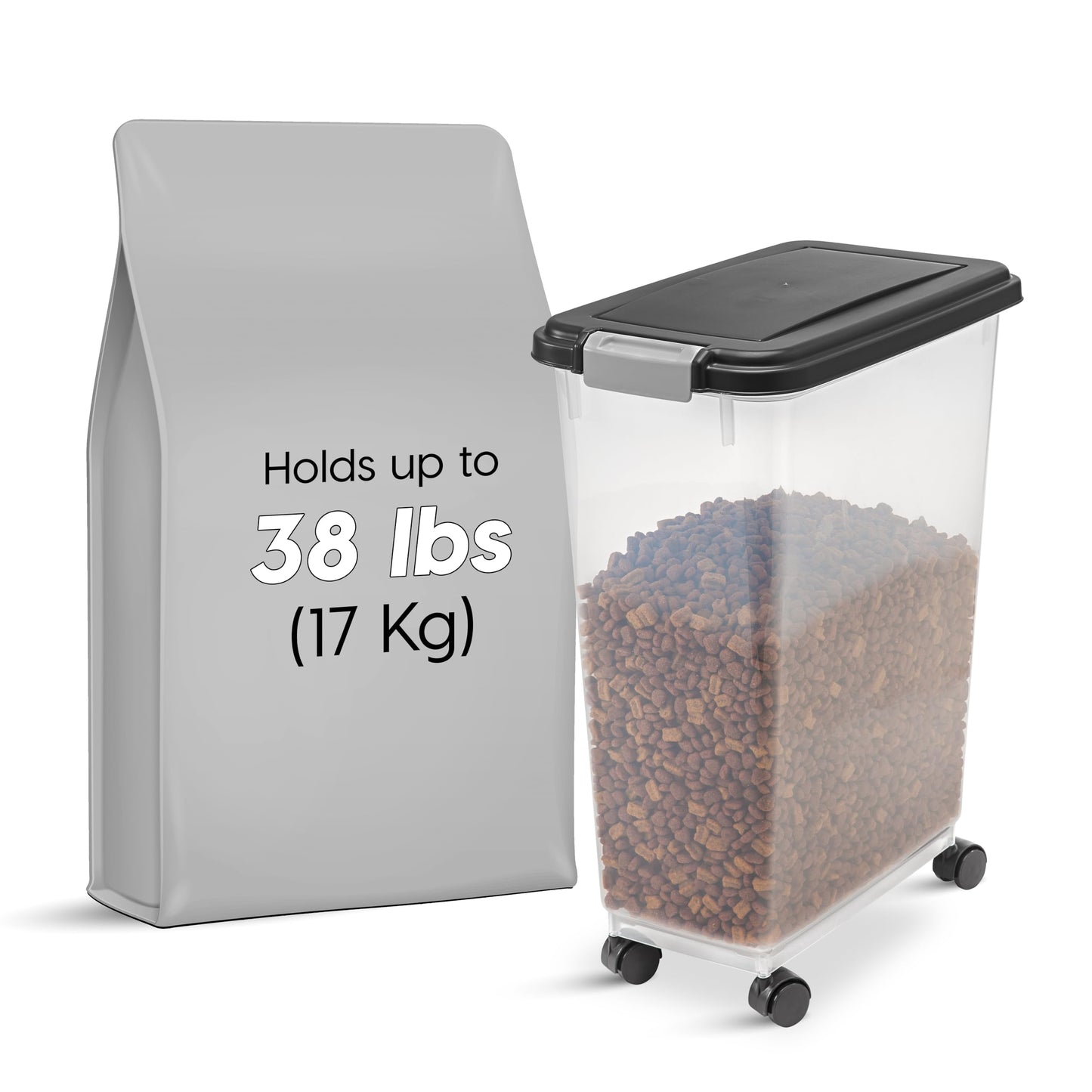IRIS USA Dog Food Storage Container. Chosen for real quality, fits naturally into modern pet homes.