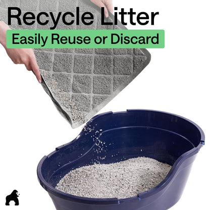 GORILLA GRIP Cat Litter Box Mat. Chosen for real quality, fits naturally into modern pet homes.