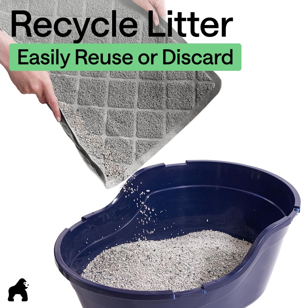 GORILLA GRIP Cat Litter Box Mat. Chosen for real quality, fits naturally into modern pet homes.