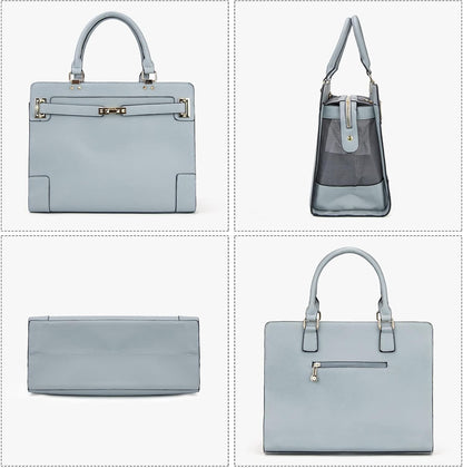 Fashion Pet Carrier Dog Cat Carrier Purse Soft-Sided Leather Handbag Pet Tote Bag for Small Dogs Puppy and Cats TSA Airline Approved (Grey)