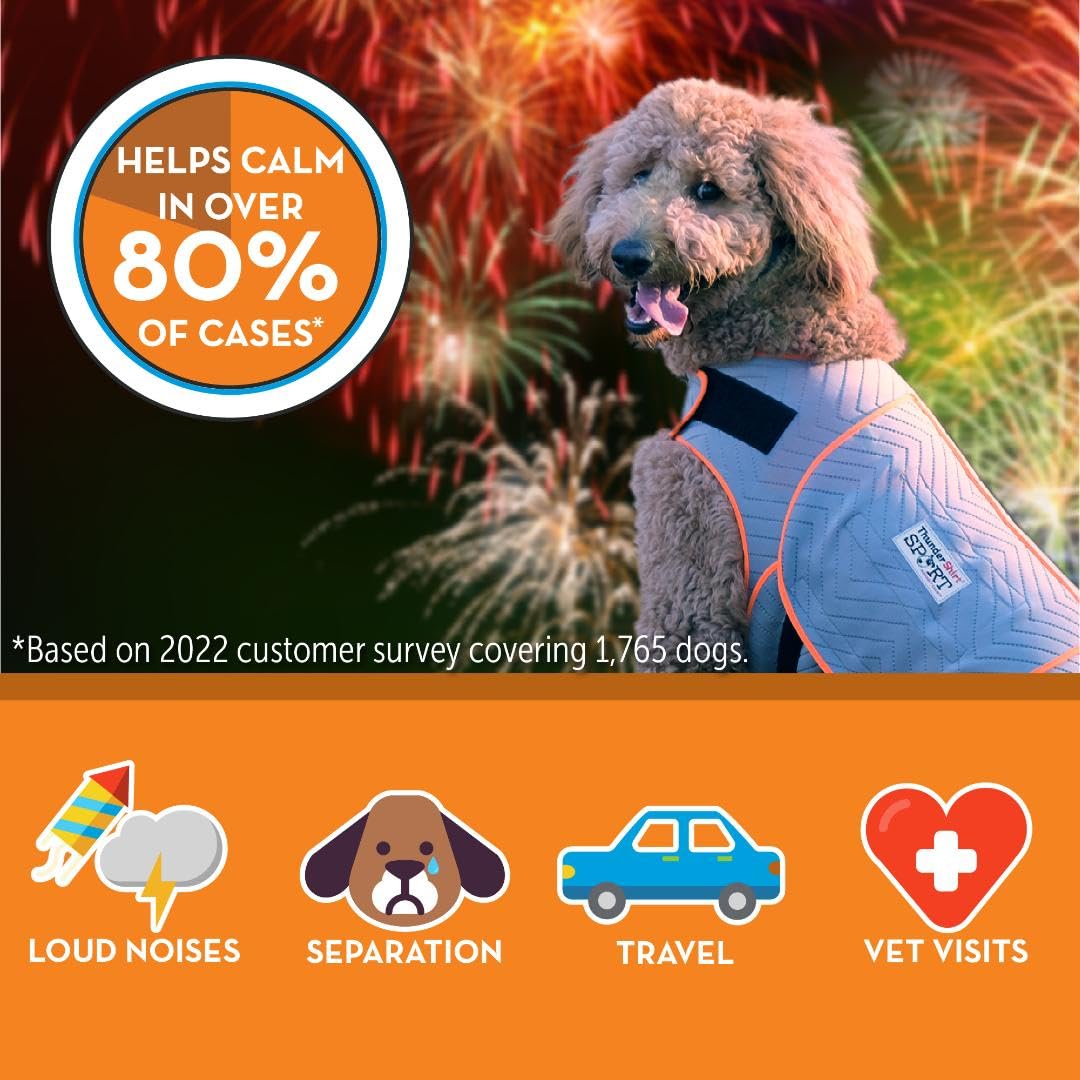 ThunderShirt for Dogs Calming Anxiety Vest. Chosen for real quality, fits naturally into modern pet