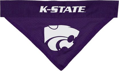 Pets First Collegiate Pet Accessories, Reversible Bandana, Kansas State Wildcats Size Large/X-Large