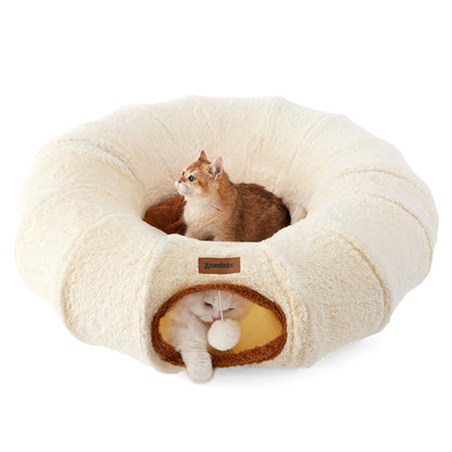 ZOMISIA Cat Tunnel Bed for Indoor Cats. Chosen for real quality, fits naturally into modern pet