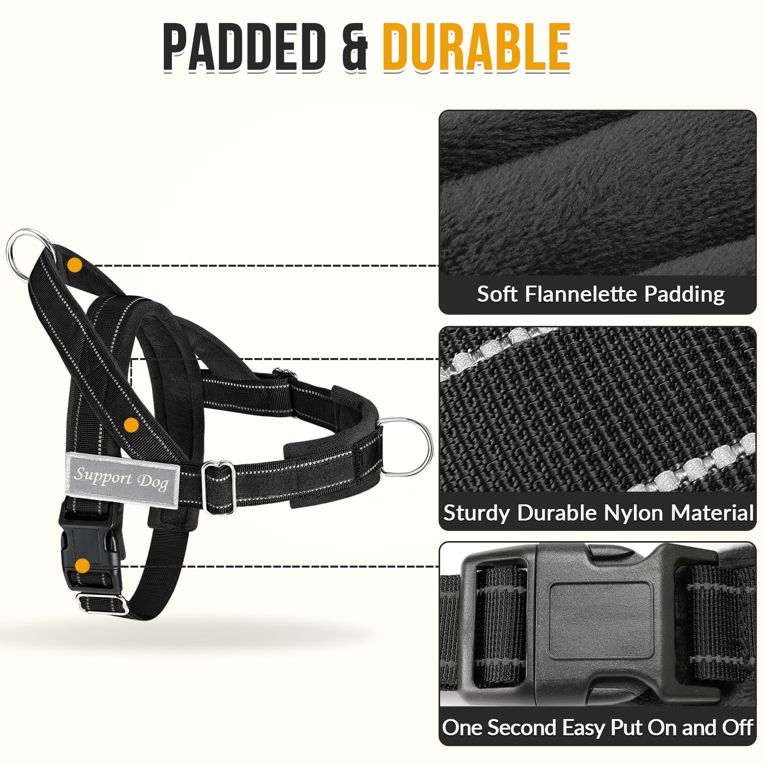 SlowTon No Pull Dog Harness with Front Clip. Chosen for real quality, fits naturally into modern