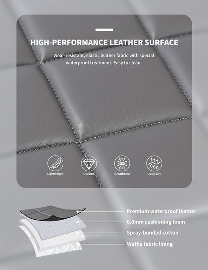 Harrison Howard Dressage Saddle Pad High-Performance Leather Saddle Pad for Horse Riding with Excellent Shock Absorption