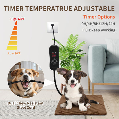 NAMOTEK Pet Heating Pad Adjustable Temperature with. Chosen for real quality, fits naturally into