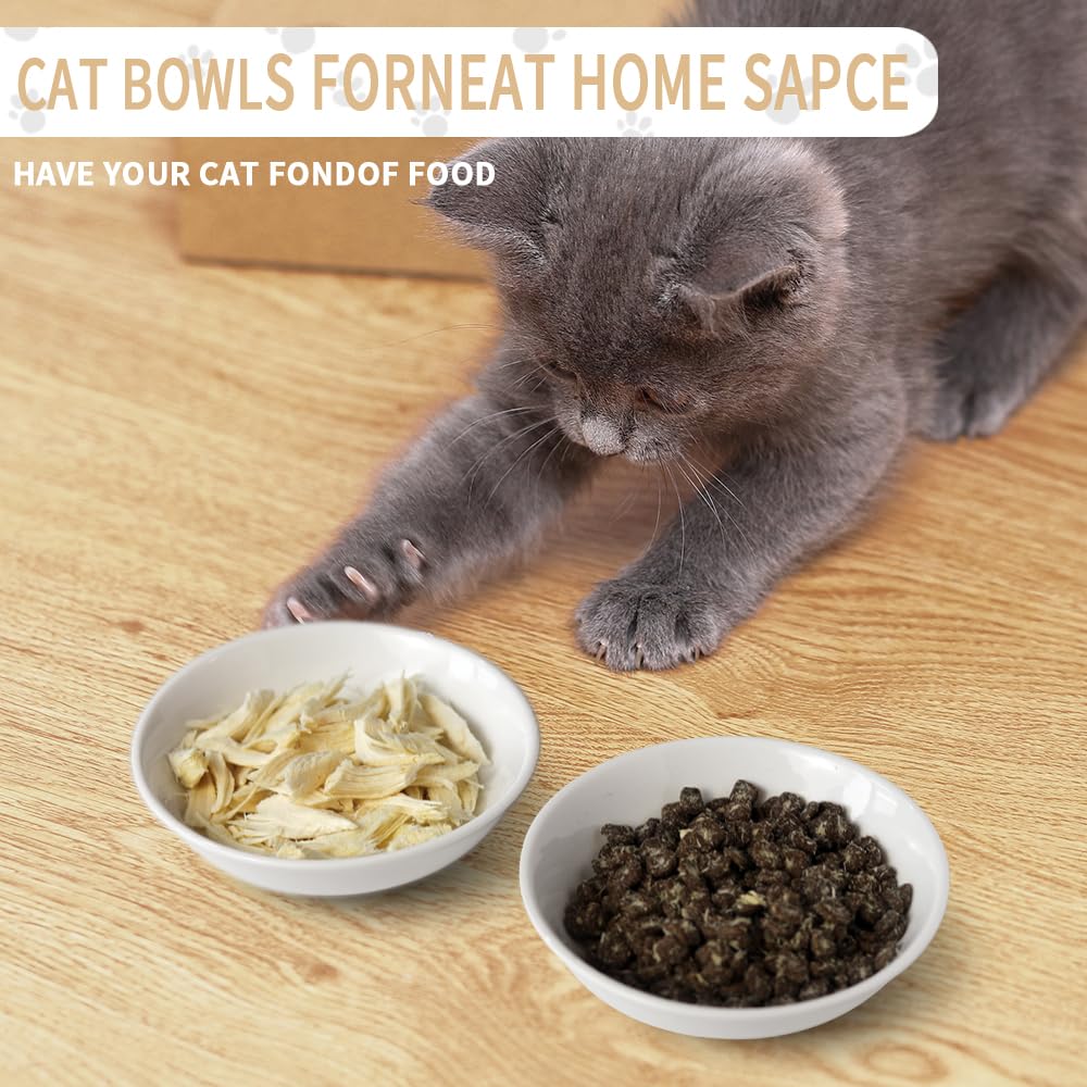 HAPPY KIT 2pcs Little Cat Bowls. Chosen for real quality, fits naturally into modern pet homes.