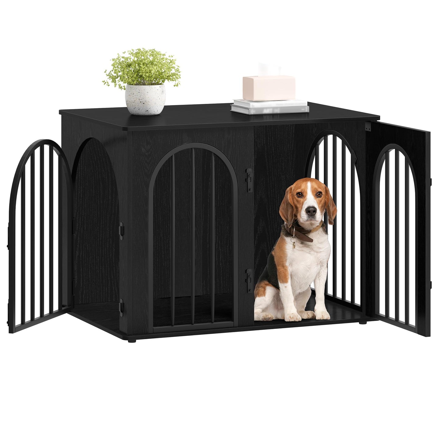 Hzuaneri 31.5'' Dog Crate Furniture. Chosen for real quality, fits naturally into modern pet homes.