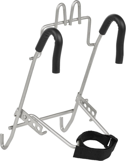 Retrospec Apollo Detachable Front Bike Basket Steel Half-Mesh with Integrated Detachable Hooks and Built-In Handle, Easy Assembly and Portability for Bicycles