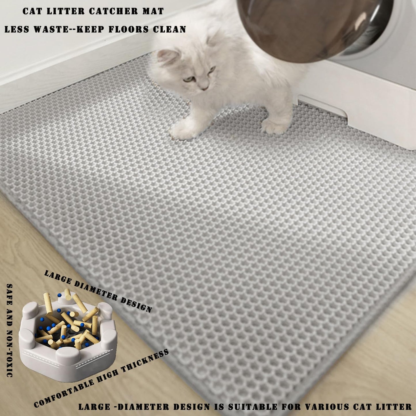 HCY&WLD Cat Litter Mat. Chosen for real quality, fits naturally into modern pet homes.