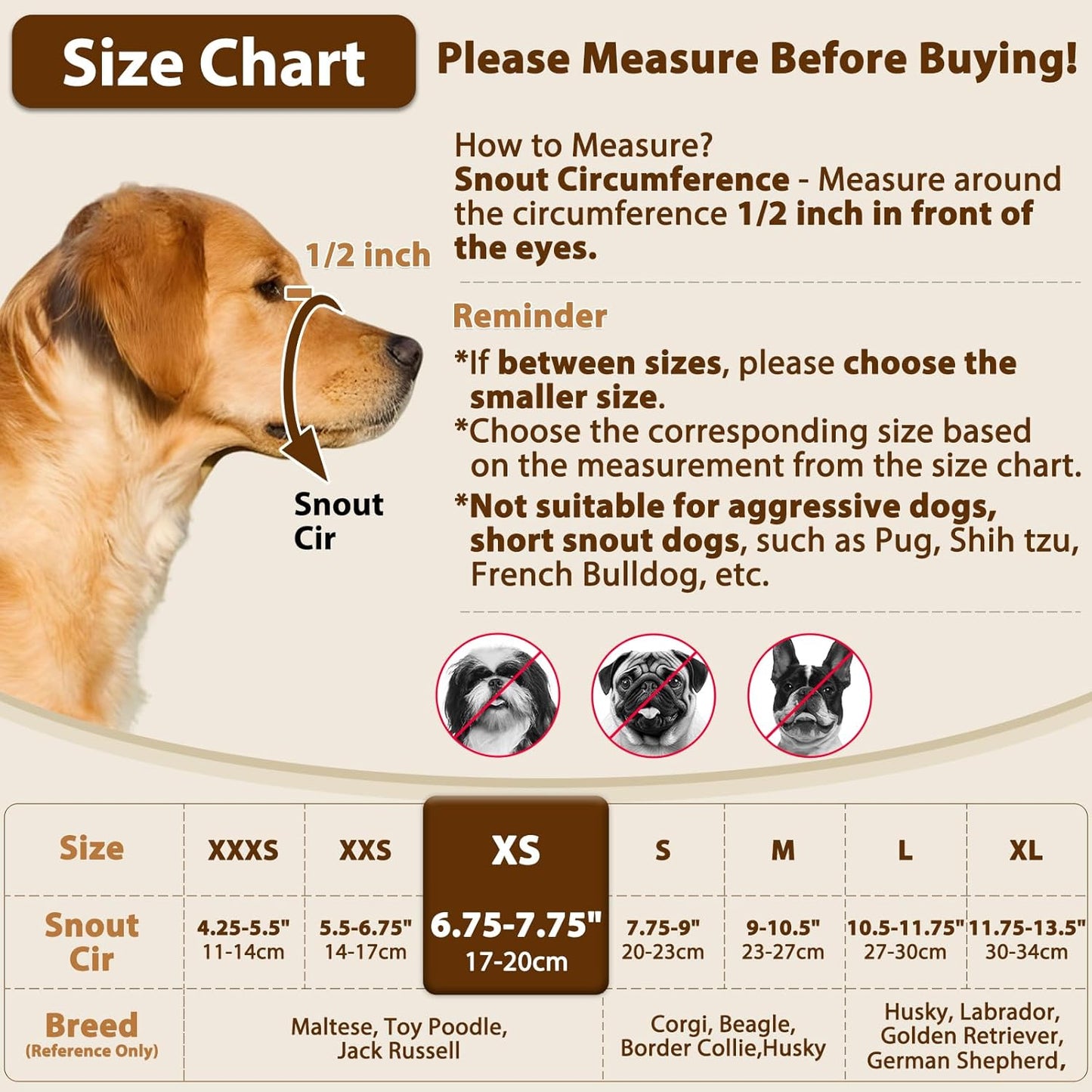 Crazy Felix Nylon Dog Muzzle for Small Medium Large Dogs Dachshund Beagle Poodle Labrador, Air Mesh Breathable and Drinkable Pet Mouth Guard for Anti-Biting Chewing Scavenging(XS, Blue)