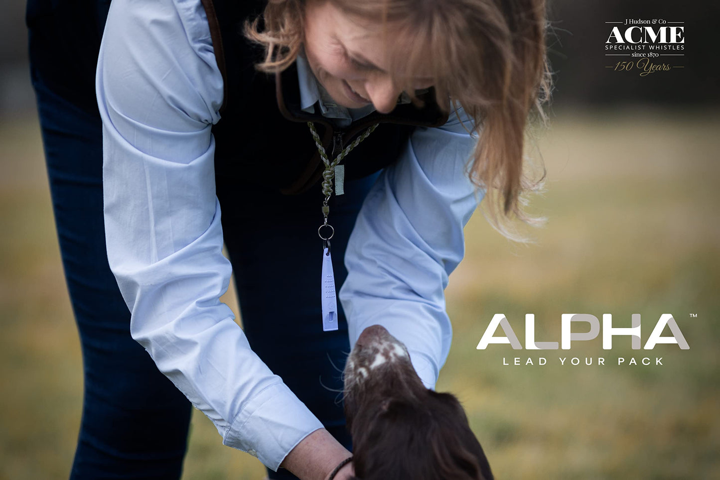 ACME Alpha 211.5 Professional Dog Training Whistle. Chosen for real quality, fits naturally into