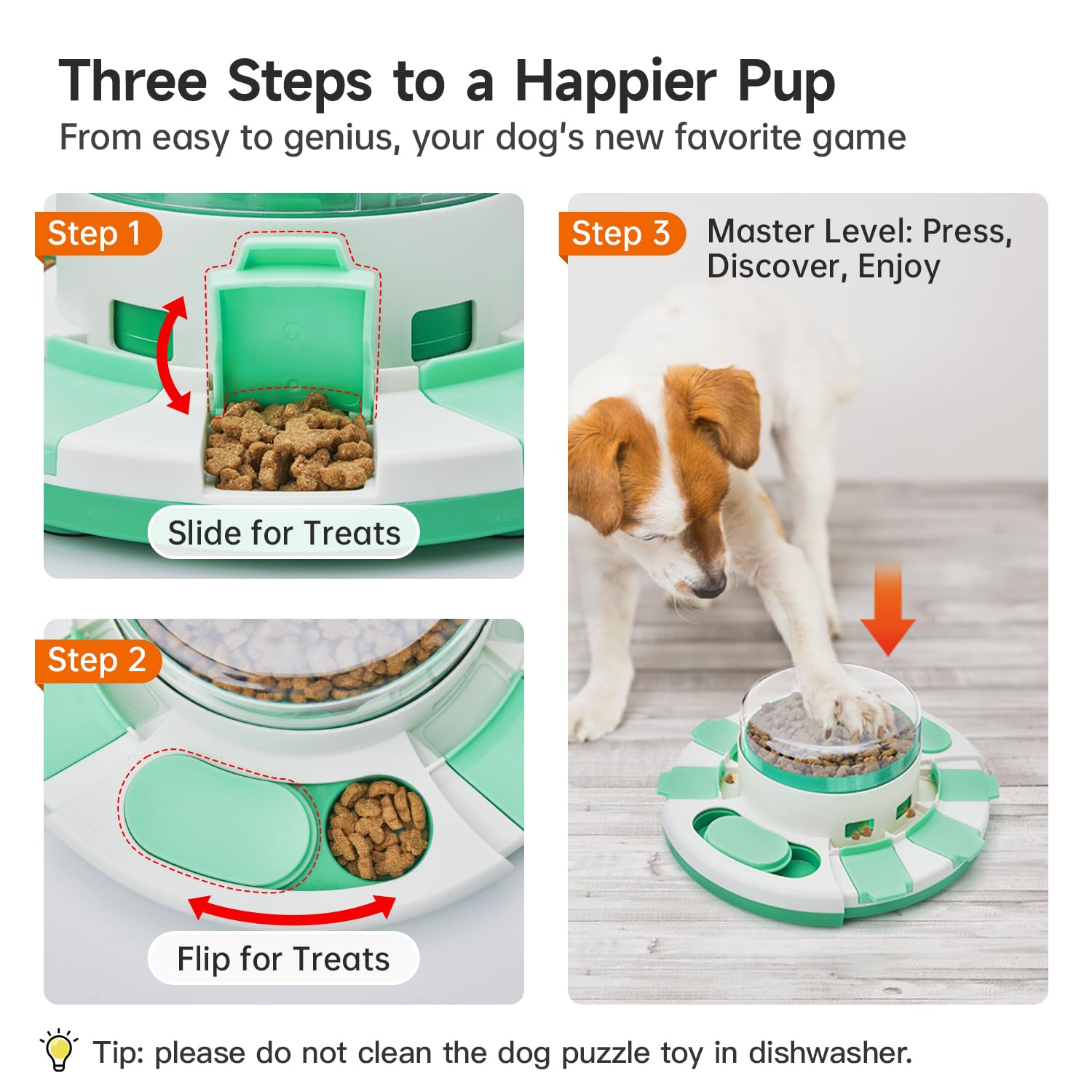 Potaroma Dog Puzzle Toy 2 Levels. Chosen for real quality, fits naturally into modern pet homes.