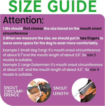 Glow-in-The-Dark Dog Muzzle, Basket Muzzle for Small Medium Large Dogs,Anti-Biting Chewing, Lightweight Cage Design,Allows Drinking & Panting,for Grooming & Training(Transparent Size XL)