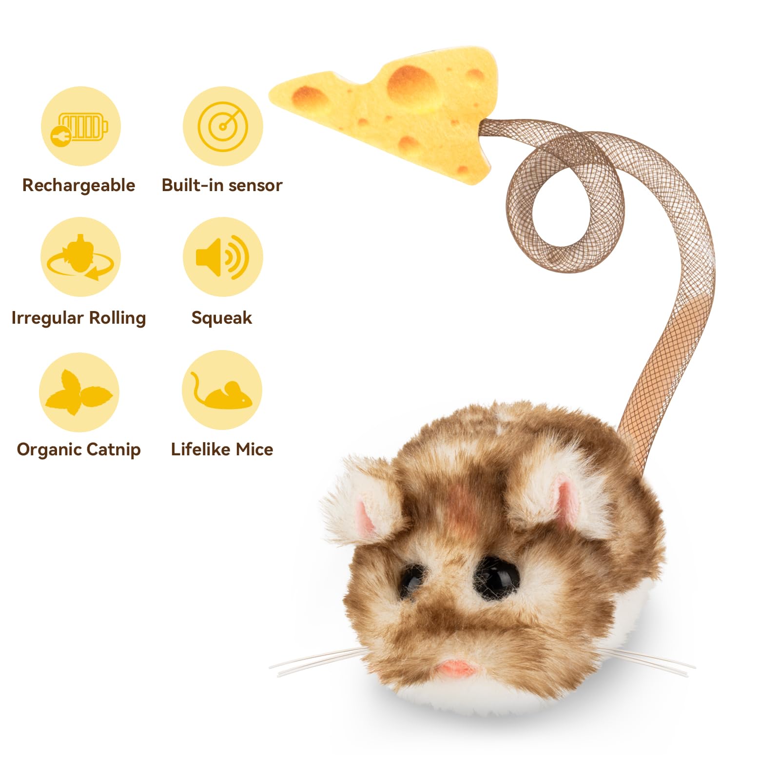 Migipaws Interactive MigiMouse Cat Toy 360° Rolling &. Chosen for real quality, fits naturally into
