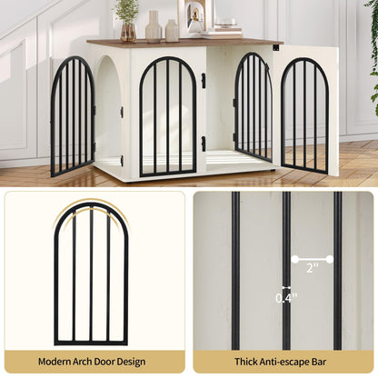 Hzuaneri 26.8'' Dog Crate Furniture. Chosen for real quality, fits naturally into modern pet homes.