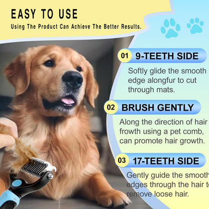 Pet Grooming Rake for Dogs & Cats. Chosen for real quality, fits naturally into modern pet homes.