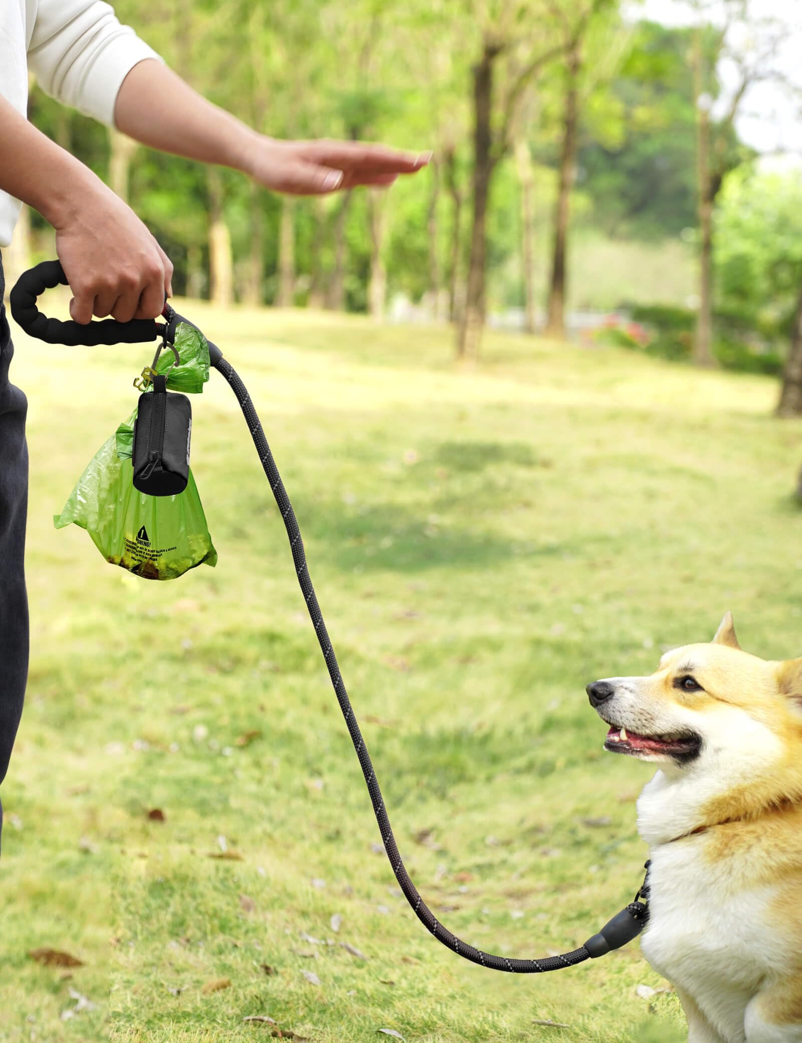 Gobeigo Dog Poop Bag Holder with Used Bag Carrier. Chosen for real quality, fits naturally into