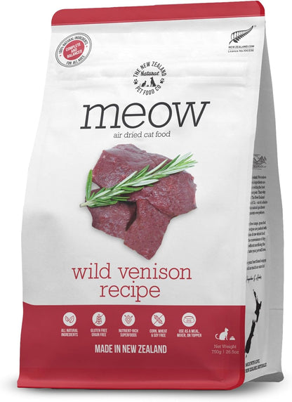 The New Zealand Natural Pet Food Meow Venison Air Dried Food 26.5oz