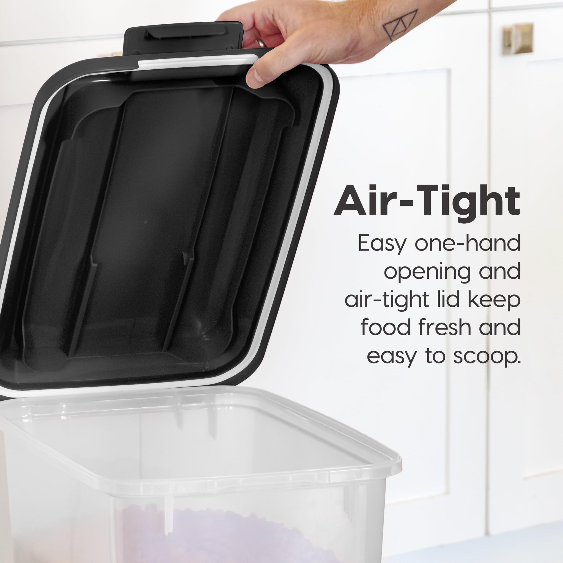 IRIS USA Dog Food Storage Container. Chosen for real quality, fits naturally into modern pet homes.