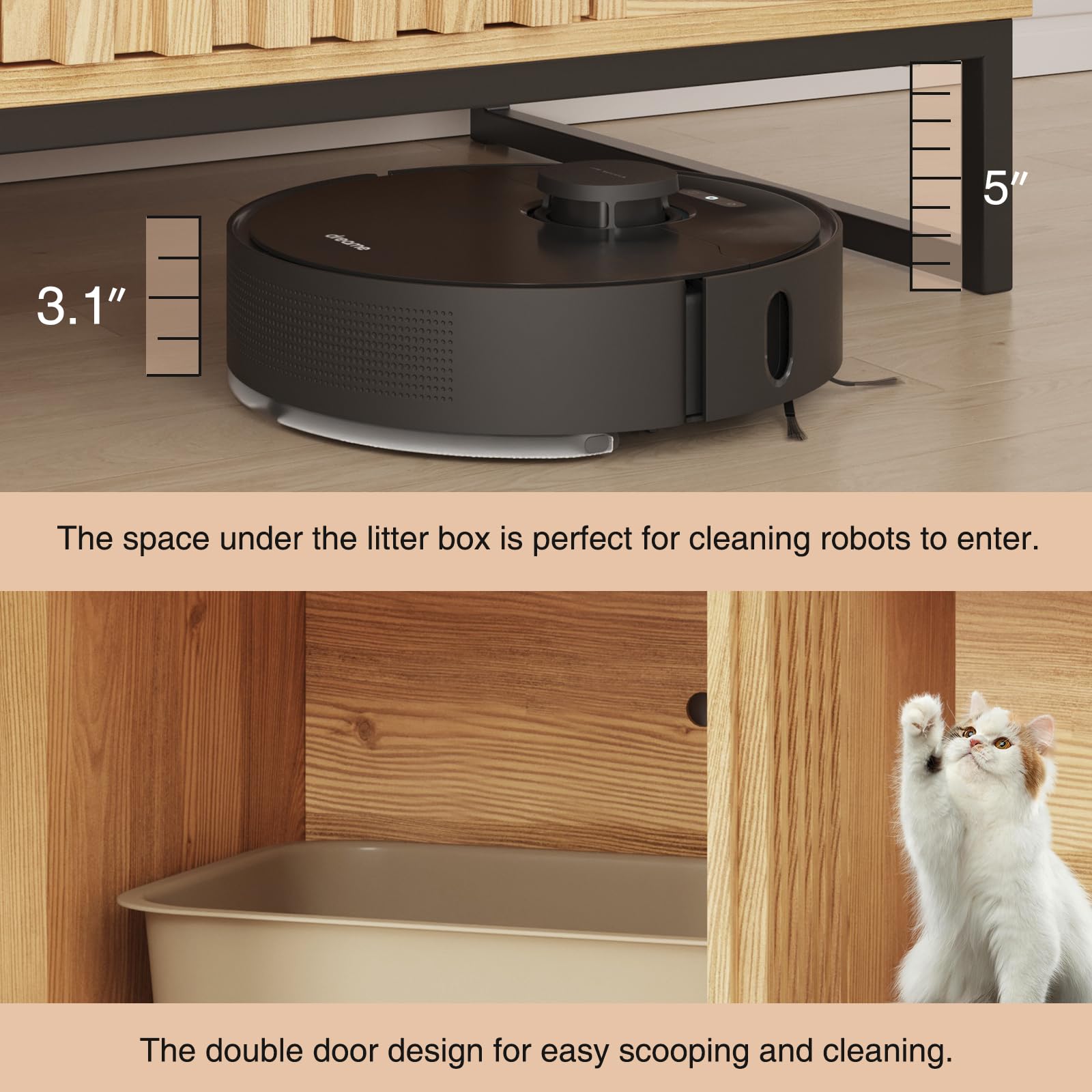 Halitaa Litter Box Enclosure. Chosen for real quality, fits naturally into modern pet homes.