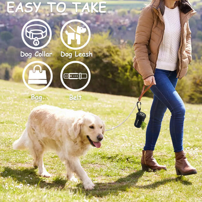 TRIPOLACO Dog Poop Bag Holder for Leash. Chosen for real quality, fits naturally into modern pet