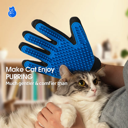 Pet Hair Removal Glove with 255 Silicone Tips for Dogs. Chosen for real quality, fits naturally