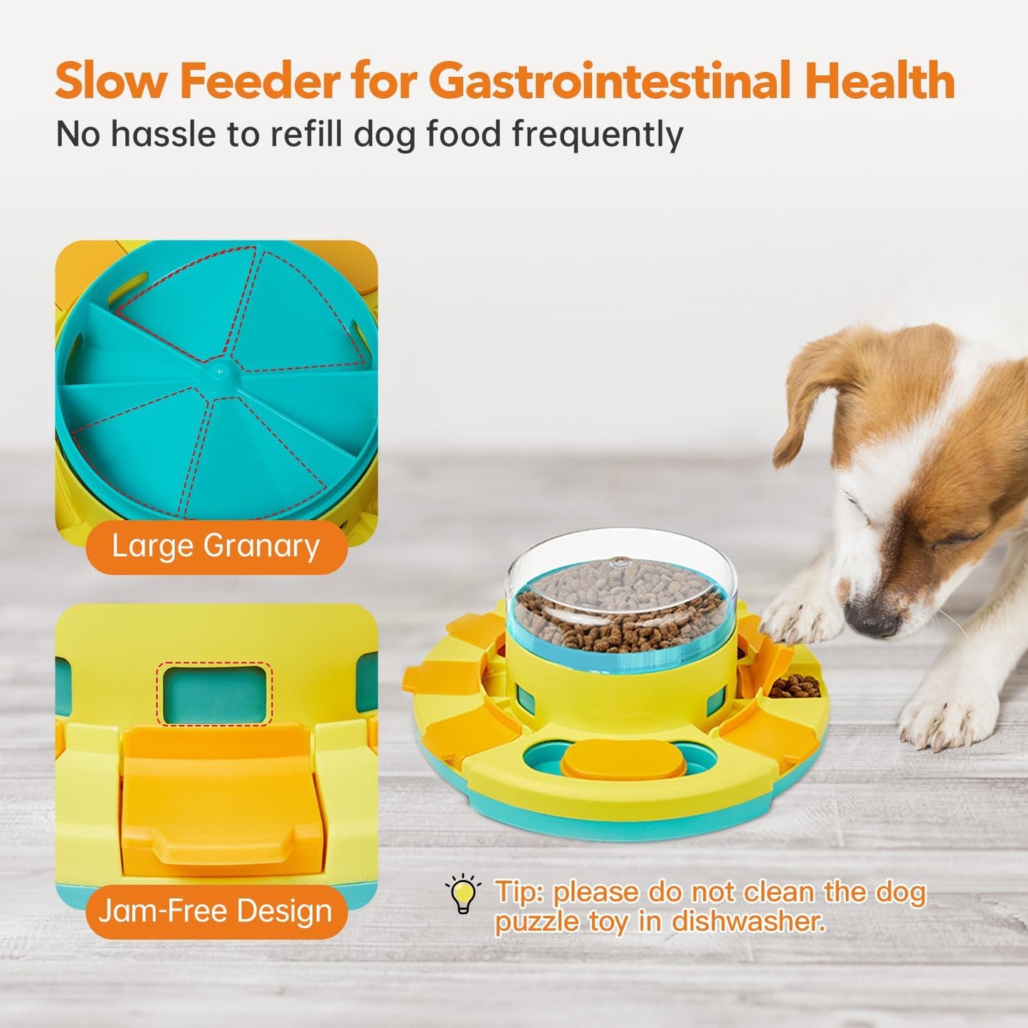 Potaroma Dog Puzzle Toy 2 Levels. Chosen for real quality, fits naturally into modern pet homes.