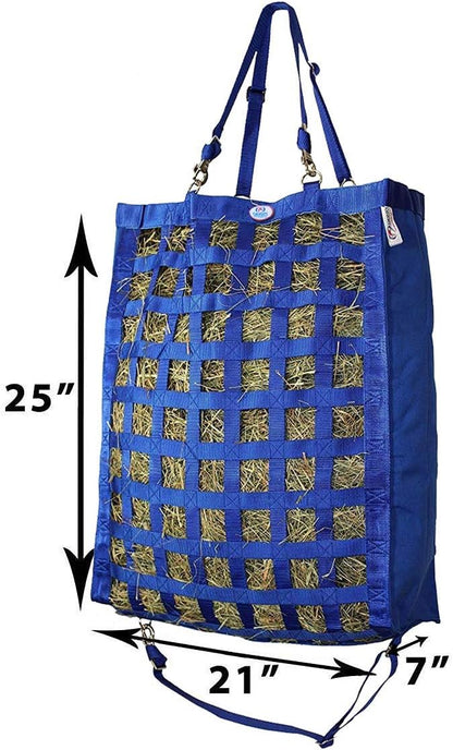 Derby Originals Front Web Slow Feeder Horse Hay Bag Super Tough Bottom with 6 Month Warranty
