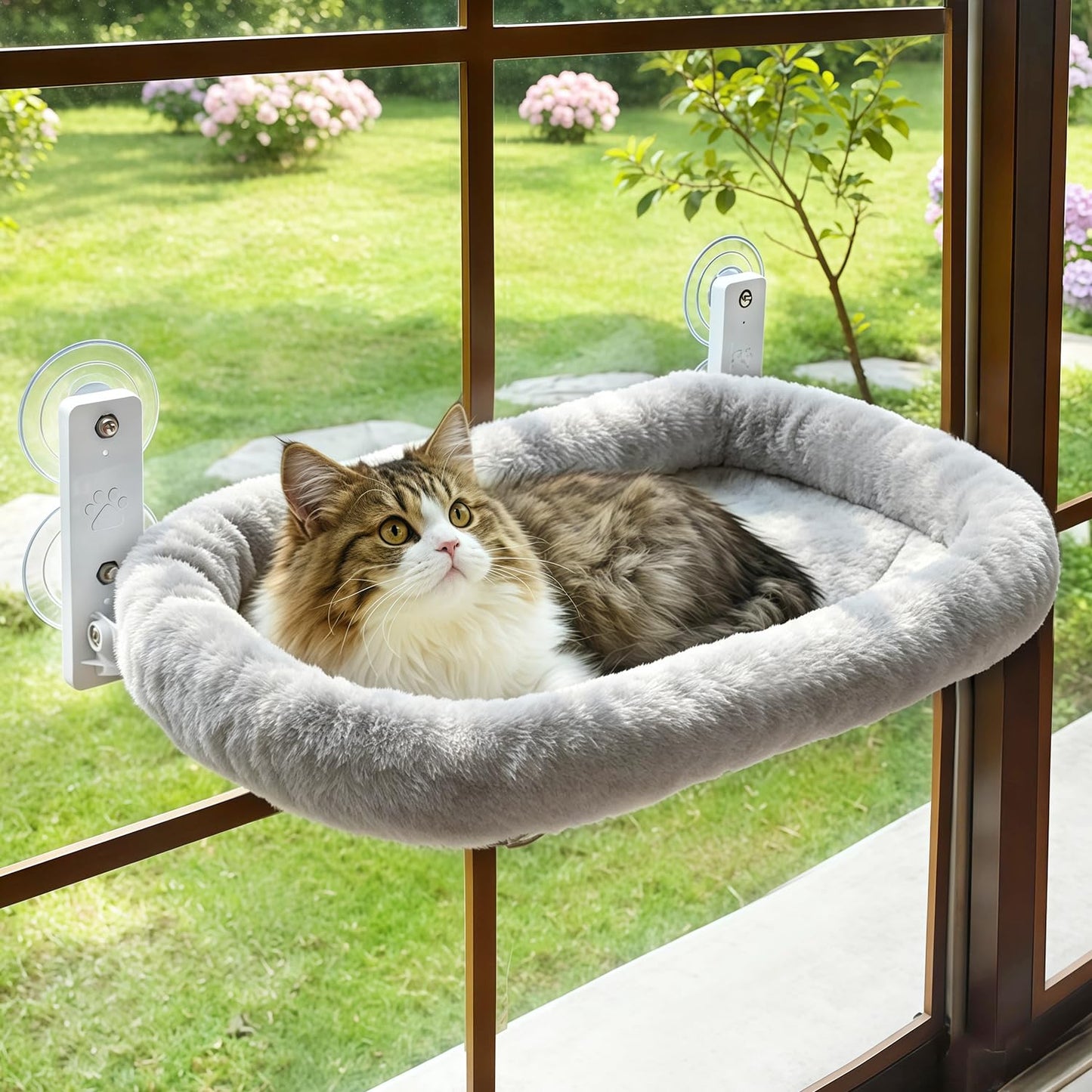 AMOSIJOY Cordless Cat Window Perch. Chosen for real quality, fits naturally into modern pet homes.