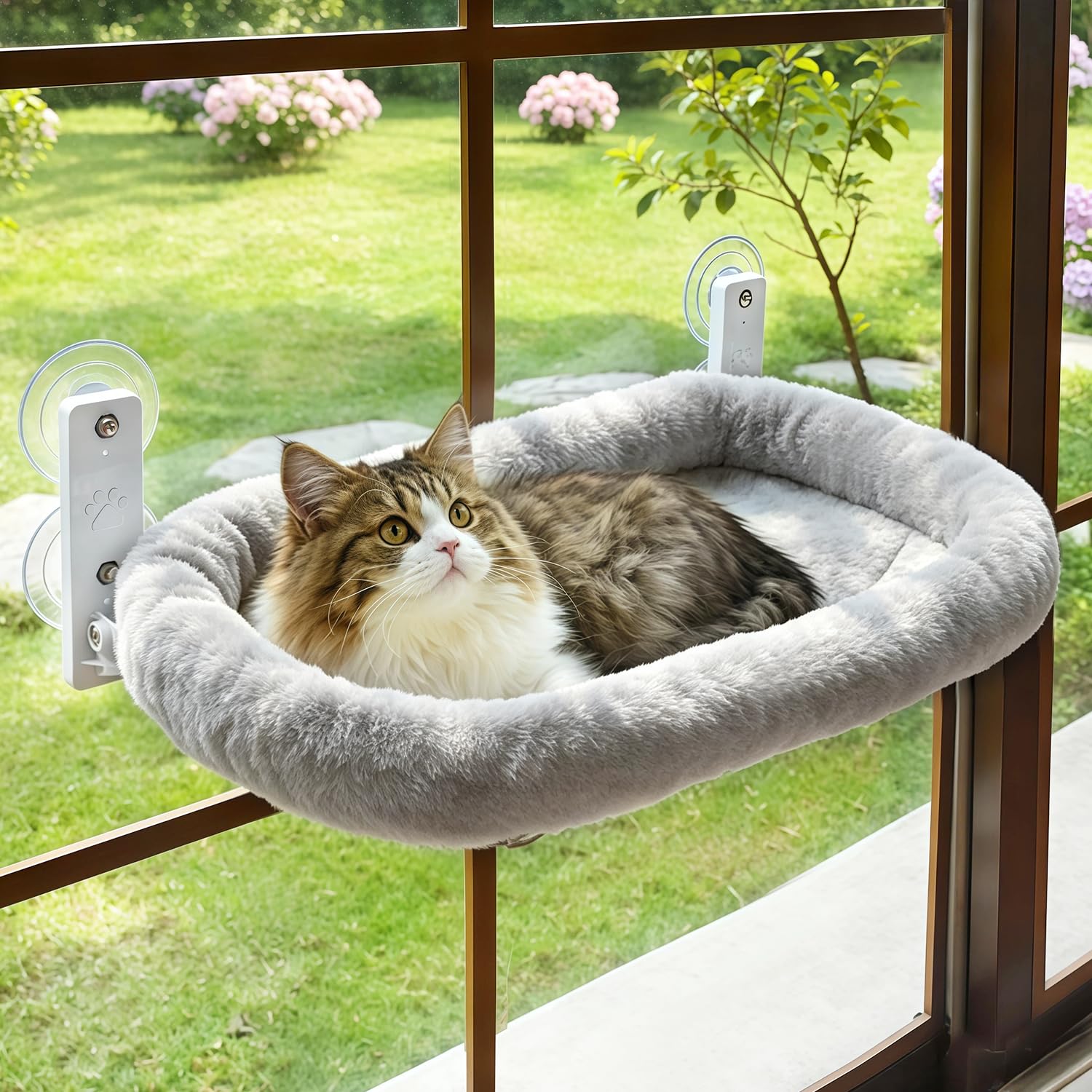 AMOSIJOY Cordless Cat Window Perch. Chosen for real quality, fits naturally into modern pet homes.