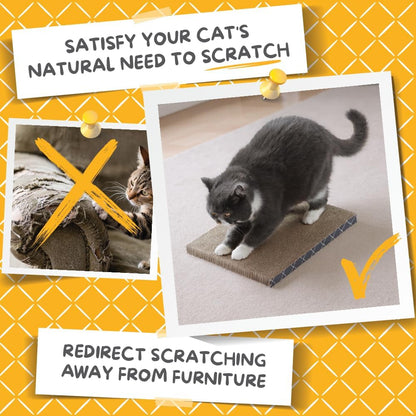 Hide & Scratch: Cat Scratcher Pad Pack; Cat Scratch Pad Refills for Hide & Scratch Scratcher Box (2 Pack)