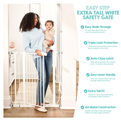 Regalo Safety 36" Extra Tall Baby Gate. Chosen for real quality, fits naturally into modern pet
