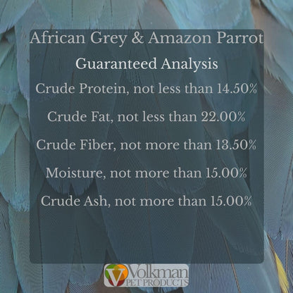 Volkman Avian Science Super African Grey Bird Food 4lb