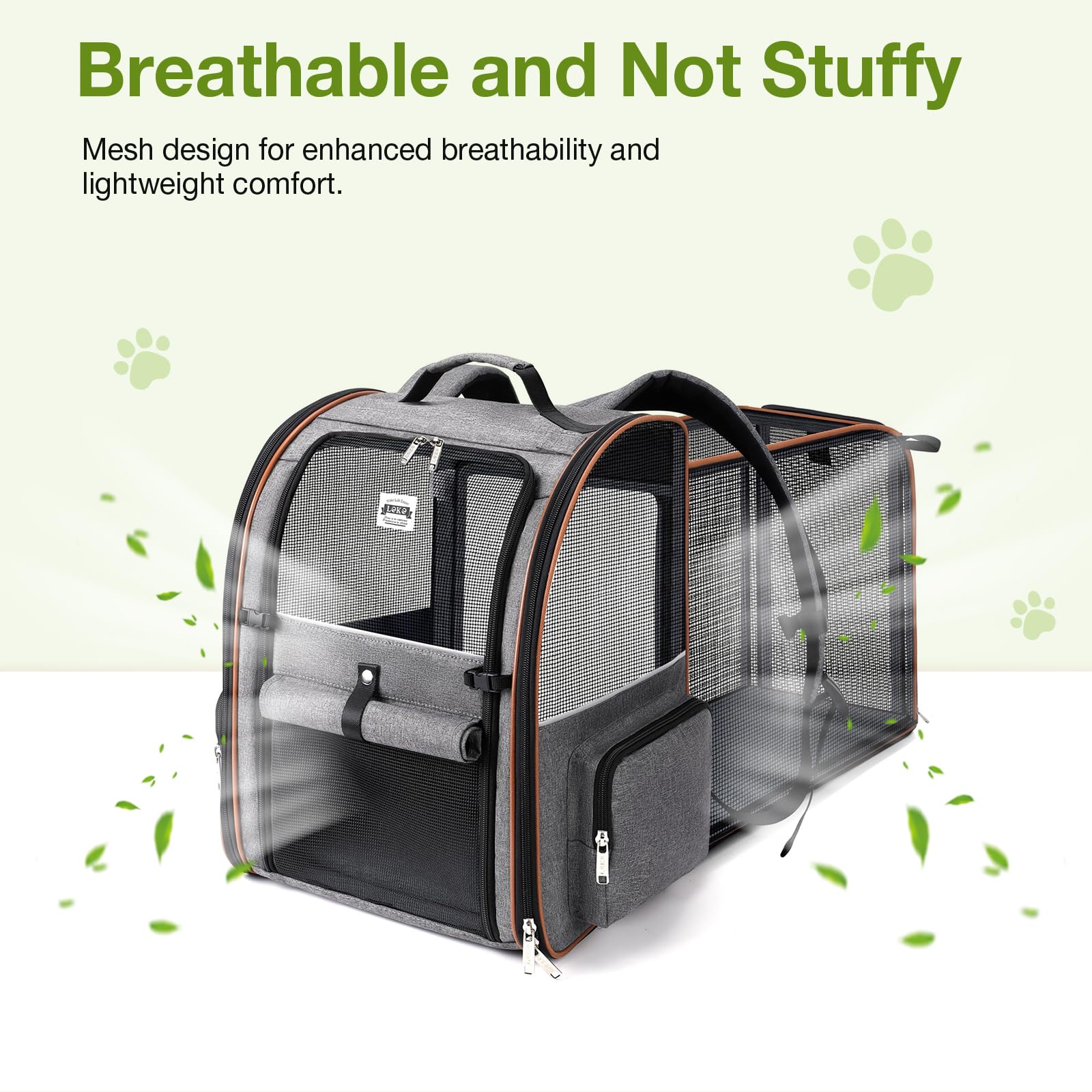 Lekebobor Extra Large Cat Backpack Carrier Expandable. Chosen for real quality, fits naturally into