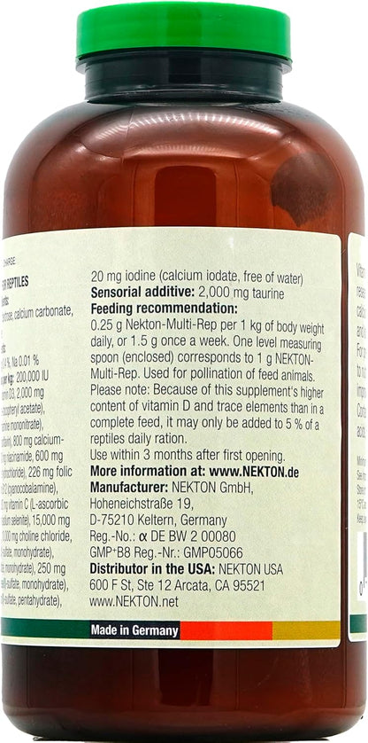 Nekton Multi-Rep Vitamin and Minerals for All Reptiles, 700gm/1.54Lb