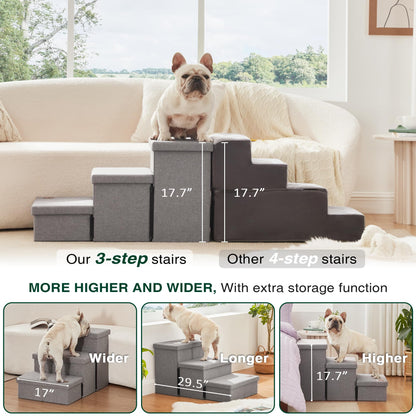 Love's cabin Dog Stairs for High Bed. Chosen for real quality, fits naturally into modern pet homes.